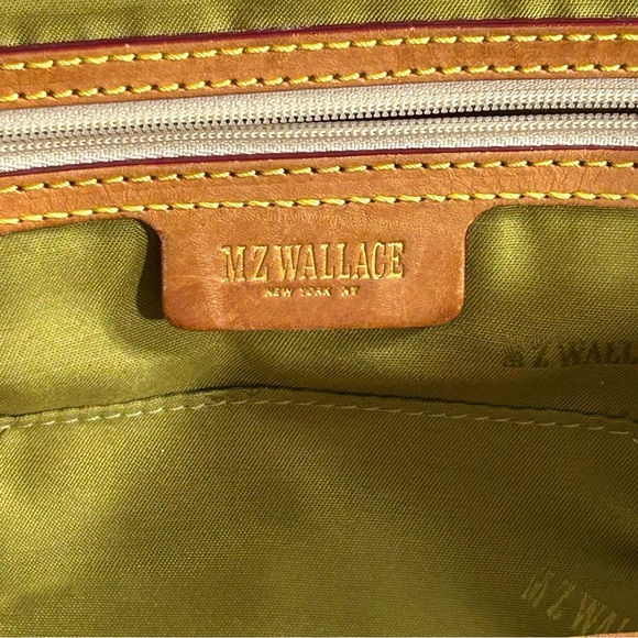 MZ Wallace Graphite Nylon Shoulder Bag with Leather Handles - Picture 3 of 13